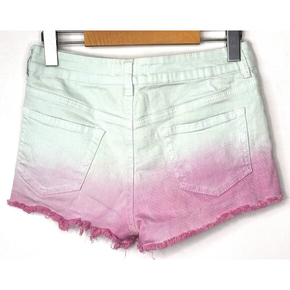 Bullhead Womens Jean Shorts Cut Offs Mid Rise Stretch Summer Denim Pastel Size 5 - Picture 2 of 11